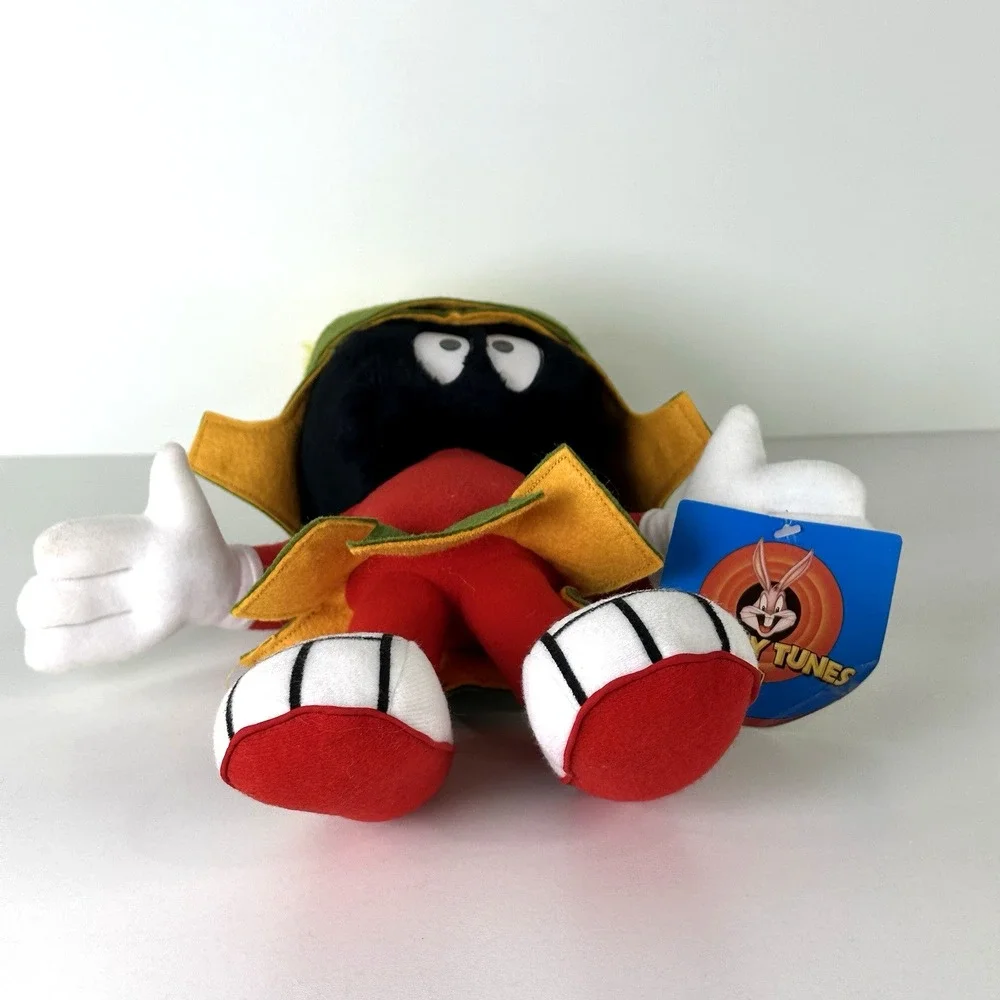 Vintage Marvin the Martian Looney Tunes Plush‎ Stuffed Felt Ace Novelty 1998 NWT